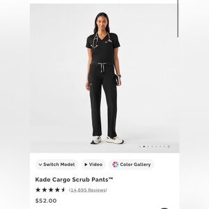Figs Classic Black scrubs